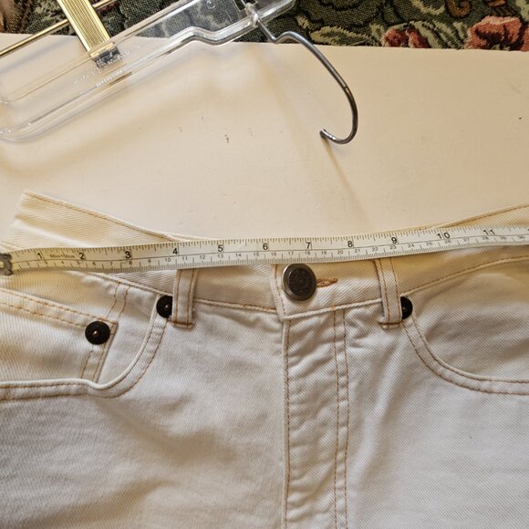 Moschino Jeans White Denim High-Waist Straight Leg - Size 29 - Picture 9 of 16